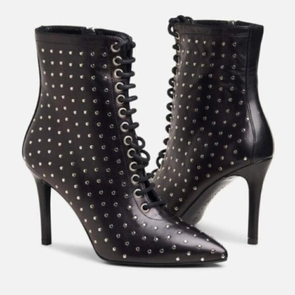 Archive | Delancey Studded Booties | Black - Picture 2 of 6